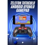 S'82 Joystik Gamepad Bluetooth Telefon Tutucu Oyun Kolu Telefon Android Uyumlu