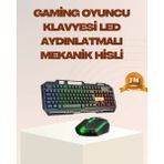 S'82 Mekanik LED Gaming Klavye Mouse Seti – Yüksek Tepki ve Ergonomi