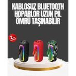 S'82 Taşınabilir Şarjlı Bluetooth Hoparlör Güçlü Bas