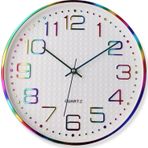SAATDUKKANDUVAR HOME'DAN REVELLO RENKLİ DUVAR SAATİ MODERN TASARIM 30X30 CM