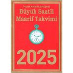 Saatli Maarif Takvim 2025 Büyük - Renkli - 1 Adet