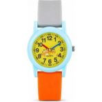 Saattino Dinozor Desenli Çocuk Kol Saati Unisex Analog Saati ST-304411 - Açık Mavi