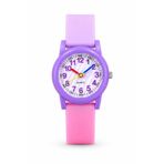 Saattino Kuyruk Yıldızı Desenli Kız Çocuk Kol Saati Pembe Mor Analog Saat ST-304410