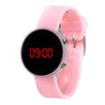 Saattino Spectrum Pinkoli Led Ekran Pembe Silikon Kordon Genç Kız Kadın Saat ST-303771