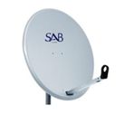 Sab 80Cm Ofset Delikli Antrasit Çanak Anten