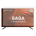 SABA 43" inç 109 Ekran Kırılmaz Tv Ekran Koruyucu Paneli