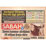 Sabah Gazetesi 19 Ocak 1986 - Türkan Şorayların , Fatma Giriklerin Devri Bitti - Türk Müziği Sanatçısı Yeşim Nur Da Basıldı GZ127688