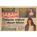 Sabah Gazetesi 8 Şubat 1986 - Imralıdaki Üç Mezar Devlet Töreni Bekliyor - Samime Sanay , 15 Milyon Kazandı 19 Milyon Ceza Yedi GZ126216