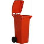 Sabalan Çöp Konteyneri 120 Lt - Kırmızı