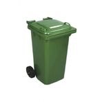 Sabalan Plastik Çöp Konteyneri 240 Litre Konteyner - A Isıya Karşı Dayanıklı Malzeme - Yeşil