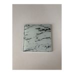 Saban 10x10cm - Beyaz Mermer, Cam Bardak Altlığı - Sunumluk