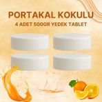 Saban 2 Adet 2X500GR - Portakal - Nem Alıcı Rutubet Giderici Yedek Tablet - Beyaz