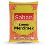 Saban 2,5 kg Kırmızı Mercimek