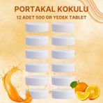 Saban 6 Adet 2X500GR - Portakal - Nem Alıcı Rutubet Giderici Yedek Tablet - Beyaz