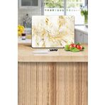 Saban Beyaz Altın 30x40 cm Cam Kesme Tahtası
