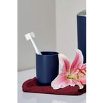Saban Lacivert, Plastik Diş Fırçalık – 7,5×10 cm, Macunluk, Banyo Düzenleyici - Brasil Model