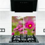 Saban Model 367 2'li 30x52 cm Cam Ocak Koruyucu Cam Kesme Tahtası