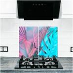 Saban Model 385 2'li 30x52 cm Cam Ocak Koruyucu Cam Kesme Tahtası