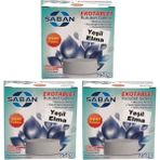 Saban Nem Alıcı Rutubet Giderici Yedek Tablet 3'lü 2 x 250 gr Yeşil Elma
