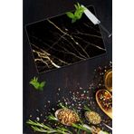 Saban Sarı Altın Mermer 20x30 cm Cam Kesme Tahtası