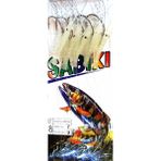 Sabiki Living Shrimp Karides No:13-4 Kanca Glow 5Li Lüfer Palamut Levrek Çaparisi
