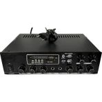 Sabio 2 Bölge Amfi ve Trafo Duvar Tipi Hoparlör Paketi (5 Hoparlör ve 2 Bölge Bluetooth USB Trafolu Amfi) - Siyah