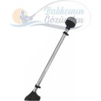 Sabit Işıklı Bayrak Direği Led Işık 50 CM Siyah