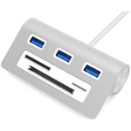 Sabrent 3 Bağlantı Noktalı Alüminyum Usb 3.0 Hub Ve Çoklu Kart Okuyucu (Hb-Macr)