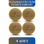 Sabunal Gümüş Sabunu 4 Adet - Hassas Ciltlere Özel Ferahlatıcı & Nemlendirici Sabun