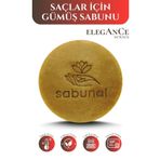 sabunal Gümüş Sabunu Saçlar İçin - Nemlendirici ve Dökülme Karşıtı Doğal Sabun 100 gr