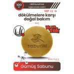 sabunal Gümüş Sabunu Saçlar İçin - Nemlendirici ve Dökülme Karşıtı Doğal Sabun 100 gr