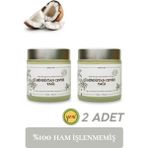 Sabunal Hindistan Cevizi Yağı 2 Adet - Soğuk Sıkım Ham Işlenmemiş Raw Virgin Coconut Oil 100 gr