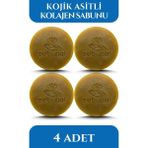 Sabunal Kolajen Sabunu 4 Adet - Hyaluronik Asit ve Kojik Asit İçerikli Anti-Aging Sabun