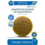 Sabunal Kolajen Sabunu - Hyaluronik Asit ve Kojik Asit İçerikli Anti-Aging Sabun 100 gr