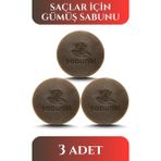 Sabunal Kolloidal Gümüş Suyu Sabunu Saçlar Için, Hacim, Güç ve Dökülmelere Karşı 3 Adet