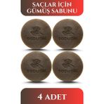 Sabunal Kolloidal Gümüş Suyu Sabunu Saçlar Için, Hacim, Güç ve Dökülmelere Karşı 4 Adet