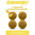 Sabunal Limon Sabunu 4 Adet - C Vitaminli Sebum Dengeleyici Cilt Sabunu