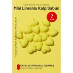 Sabuncu Hacı Mini Kalpli.Dekoratif Limon Kokulu Sabun ( 7 adet ).