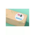 Sabunlar Etiketi Okul Serisi Yuvarlak Sticker Mat Etiket 4 Cm (40 Adet)