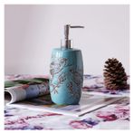 Sabunluk Retro Stil Seramik El Dezenfektanı Losyonu Şampuan Duş Jeli Pres Şişesi Banyo Sabunluk Sabun Şişeleri (Boyut: Altın)