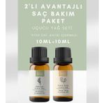 Saç Bakımı 2'li Avantajlı Paket Hızlı Uzayan Parlak Saçlar Ylang-ylang Ve Biberiye Uçucu Yağı 20 ml