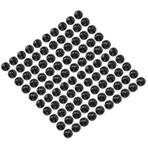 Saç boncukları çocuklar Için Kızlar, Plastik Dreadlocks saç örgü boncukları 100pcs Büyük Delik 12mm Ve Sakal şekillendirme Için örgüler (BLACK)