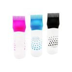 Saç Boyama Tarak Renkli 6Oz Ölçekli - Şeffaf Plastik Şişeli (5433)