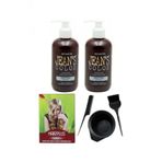 Saç Boyası Vişne Kızılı 250 Ml 2 Adet Saç Açıcı Ve Fluweel Saç Boya Kabı