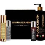 Saç Çıkaran Yağ Onarıcı Serum Dökülme Karşıtı Şampuan (keratin Bakım 4'lü Set