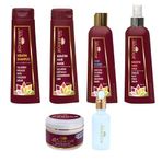 Saç Düzleştirici Bitkisel Şampuan Saç Kremi Keratinli Maske Sprey Saç Serumu & Saç Sütü Kuaförlerin Kullandığı Saç Düzleştirme Ürünleri Evde Keratin Terapisi Bakımı Uygulama Seti