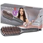 Saç Düzleştirici Keratin Protect 2'si 1 Arada Düzleştirici Saç Fırçası, Badem Yağı ile Zenginleştirilmiş Keratin Seramik Kaplama, Dijital Ekran, 150-230°C CB7480