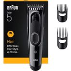 Saç Kesme Makinesi Series 5, +3 Aksesuar, Ömür Boyu Keskin , 17 Uzunluk, HC5530 - Standart