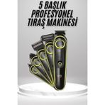 Saç Sakal Vücut Tıraş Makinesi 5in1 Kablosuz Burun Kulak Tıraş Makinesi Dinç Store