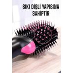 Saç Şekillendirici Fön Tarak, Elektriklenmeyi Önler ve Parlaklık Kazandırır - Altın - Seçenek 1